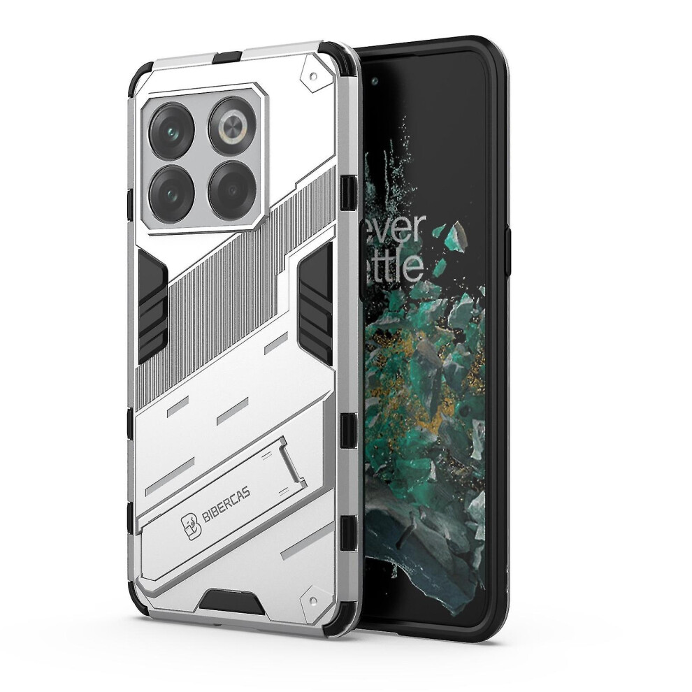 (White) Punk Armor Pc Tpu Case For Oneplus 10T 5G White 8994439612533