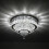 Living And Home 40CM Elegant Crystal Round Ceiling Pendant Light, Cool White 4