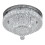 Living And Home 40CM Elegant Crystal Round Ceiling Pendant Light, Cool White 3