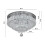 Living And Home 40CM Elegant Crystal Round Ceiling Pendant Light, Cool White 6