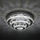 Living And Home 3-Tier Chic Crystal Ceiling Light with Chrome Finish 4