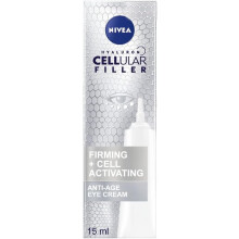 NIVEA Hyaluron Cellular Filler Anti-Age Eye Cream (15 ml), Moisturising Anti Ageing Cream for Eye Area