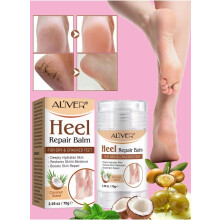 ALIVER Heel Repair Balm|Shea Butter Coconut & Olive Oil Deeply Hydrates Skin Restore Skin Moisture Boosts Dry & Nourish Foot Cream 70g