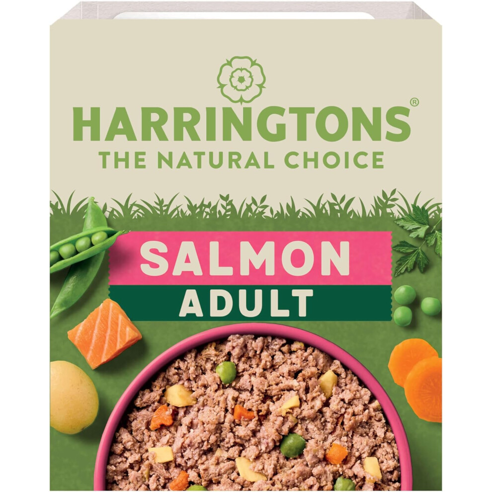 Harringtons Complete Wet Tray Grain Free Hypoallergenic Adult Dog Food Salmon & Potato 8x400g