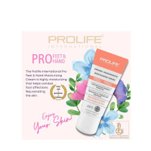 PROLIFE INTERNATIONAL Pro Feet and Hand Moisturizing Cream|skin Rejuvenating Contains Melaleuca, Copaiba Oil & Panthenol Made In Brazil 200g