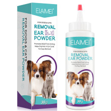 Painless Ear Plucking Powder for Dogs & Cats – Fast Ear Cleaning, Odor & Itch Relief, Reduces Wax, Inflammation & Mites