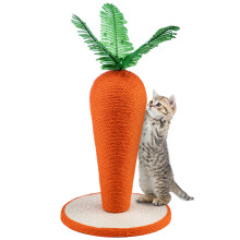 Cat Scratching Post Carrot Craft Pet Cat Kitten Scratcher
