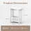 Bedside Table Storage Cabinet PVC Bedside Shelf Board Cabinet Unit Cabinet Coffee Table Storage Unit for Side Table Bedside Storage 2