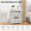 Bedside Table Storage Cabinet PVC Bedside Shelf Board Cabinet Unit Cabinet Coffee Table Storage Unit for Side Table Bedside Storage 4
