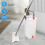 360° FLAT MOP BUCKET SET SQUEEZE DRY MICROFIBRE FLOOR MOP CLEANER 2 REFILL PADS 6