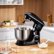 (7L-1400W) Electric Stand Mixer 6-Speed 1500W Food Blender Dough Mixer with Stand & Bowl