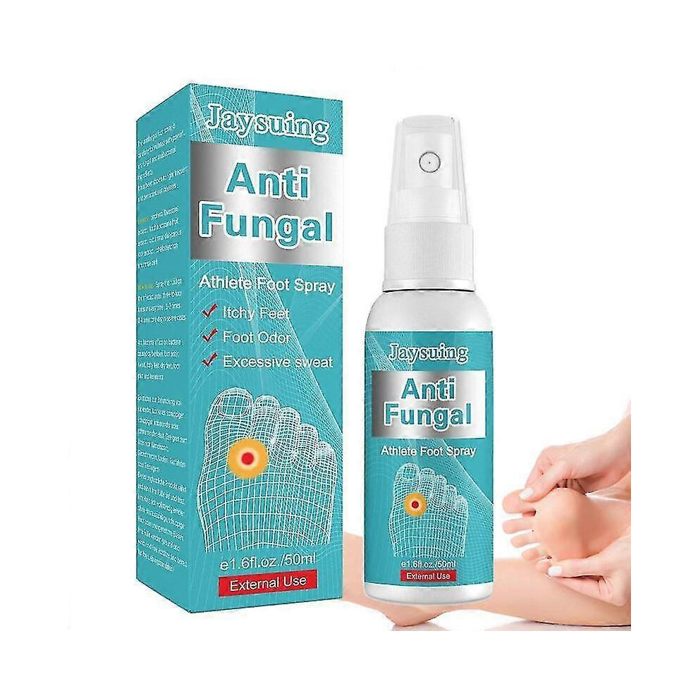 Antifungals Athlete Foot Spray 50ml Feet Care Deodorizer Athlete Foot Sweaty Odor Itching Toe Care Spray Smell Foot Care Liquid