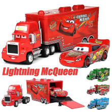 (Mcqueen) Cars 2 3 Movie Series Car Toys Set, Mcqueen The King Chick Hicks Mack Truck Uncle Truck & Sports Car Toys For Kids Boys