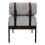 Living And Home (Light Grey) Upholstered Bench with a Removable Pillow 6