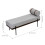 Living And Home (Light Grey) Upholstered Bench with a Removable Pillow 7