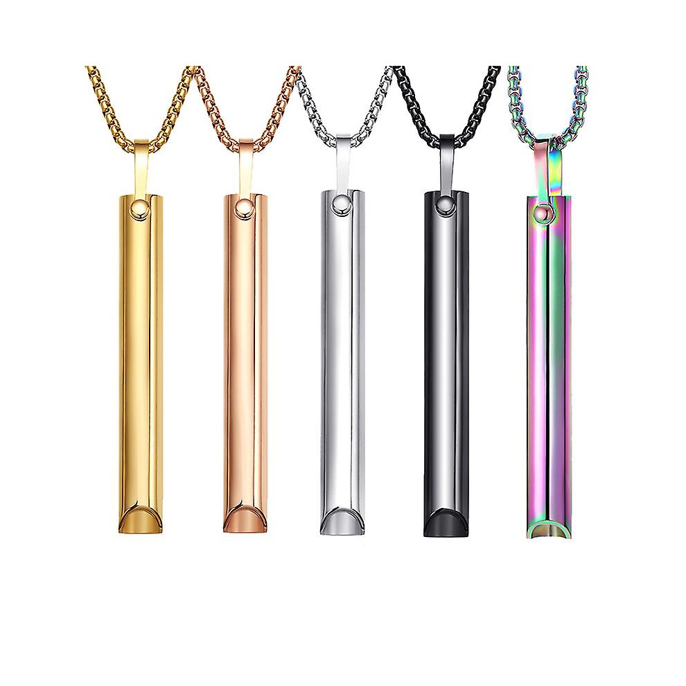 (Colorful) Quit smoking breathing necklace, anxiety relief necklace, e-cigarette necklace, breathing necklace, quit smoking aid-HD
