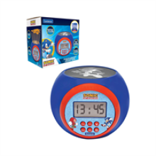 Lexibook Sonic Childrens Projector Clock With Night Light&Snooze Alarm