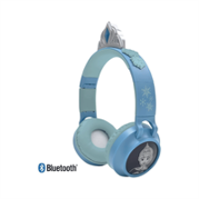 Faltbare Bluetooth- und kabelgebundene Kopfhörer mit einem Design einer Krone aus dem Universum von Die Eiskönigin