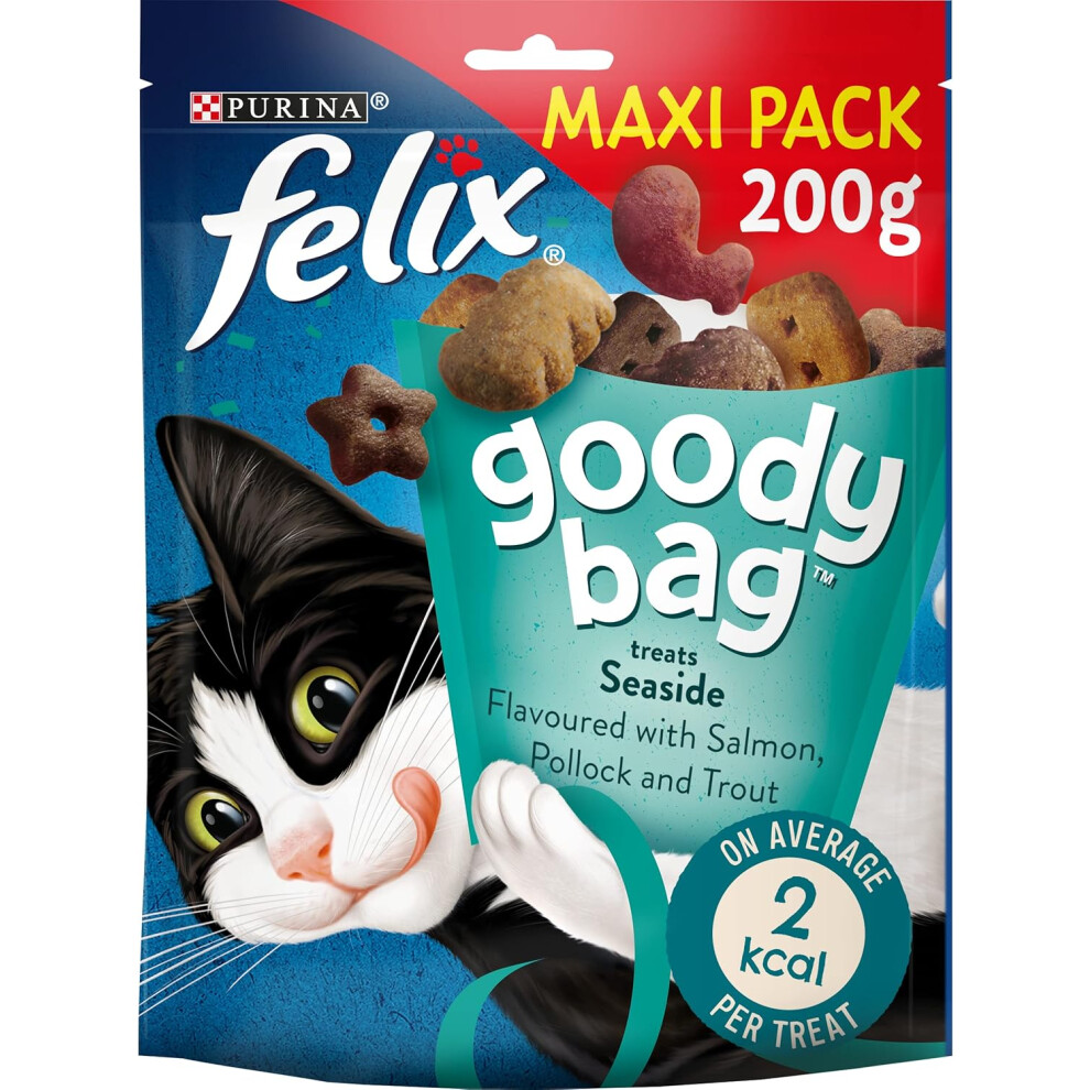 Felix Goody Bag Cat Treats, 5 x 200g