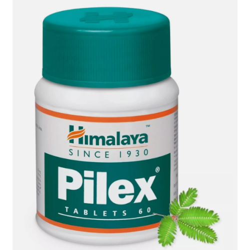 Himalaya Pilex Herbals for hemorrhoids Piles Support 60 Tablets 1