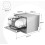 (6 Place Settings) COMFEE' KWH-TD602E-S Freestanding Compact Dishwasher 4