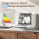 (Mini Plus, D Class) COMFEE' KWH-TD602E-S Freestanding Compact Dishwasher 11