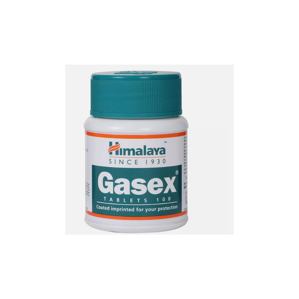 Himalaya Healthcare Himalaya Gasex Tablet For Digestive Comfort - Natural Gas, Indigestion & Bloating Relief, 100 Tablets