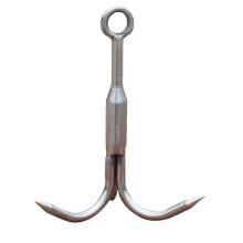 Grappling/grapnel Hook 3-claw Stainless Steel Tree Climbing Hook Outdoor Hiking