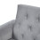 (Grey) Velvet Sofa Bed 225CM 3 Seat Click Clack Sofa 8