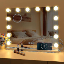 (bulb Only) Newway 52x42cm Hollywood Vanity Mirror With 12 Led Light Bulbs