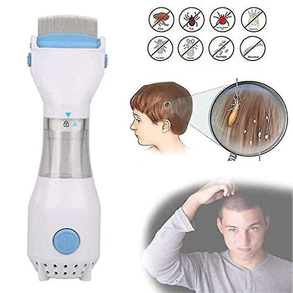 Electric Lice Comb,pet Lice Comb Vacuum Cleaner Electric Hair Cleaning New