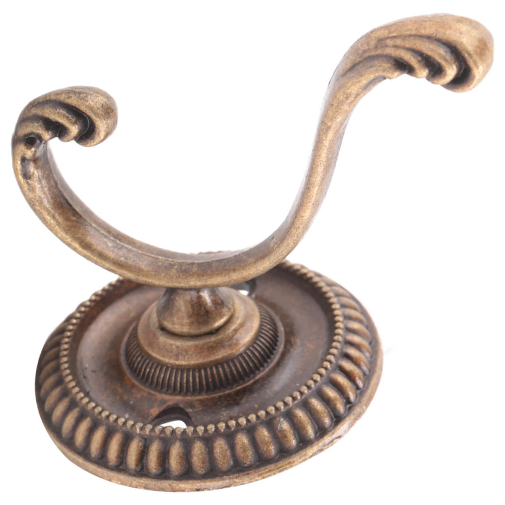 5Pcs Antique Door Hanger Zinc Alloy Coat Wall Hooks With Screws 5.4Cm 4763766468335