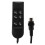 6-Button Electric Recliner Switch Controller for Most Lift Chairs - Universal, 1.8m Cable, Black ABS 1