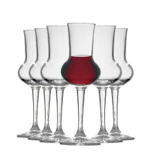 Restaurant Grappa Liqueur Glass With Stem - 80ml - Pack Of 6