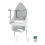Iron Board Hanger Wall Electric Iron Holder with Removable Hooks -2 1