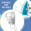 Iron Board Hanger Wall Electric Iron Holder with Removable Hooks -2 5