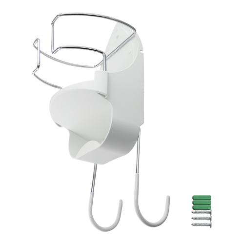 Iron Board Hanger Wall Electric Iron Holder with Removable Hooks -2 1