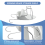Iron Board Hanger Wall Electric Iron Holder with Removable Hooks -2 7