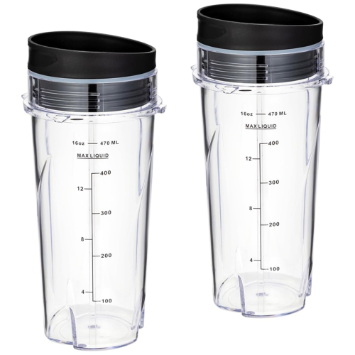 16Oz Replacement Cups for Ninja QB3001SS