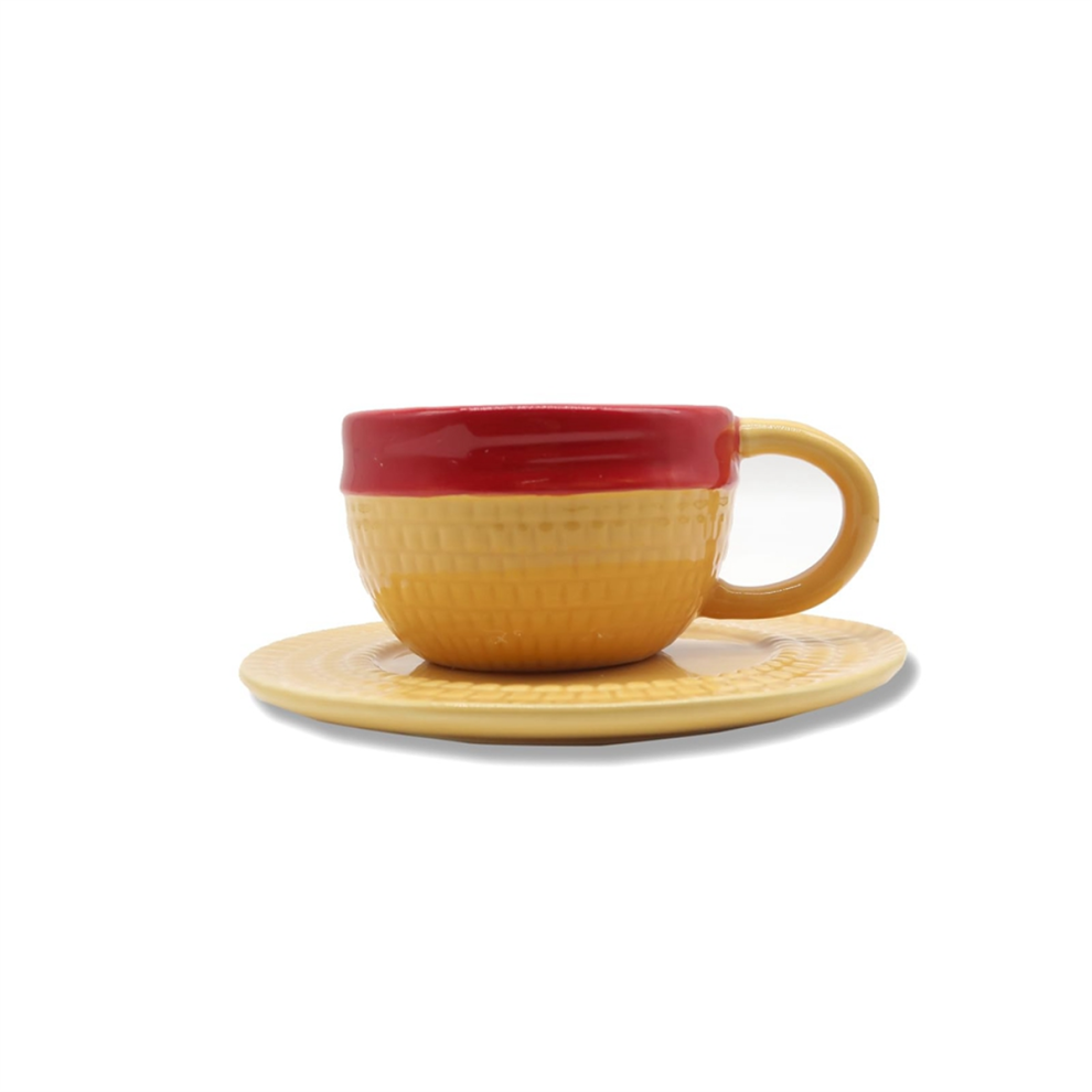 Anime One Piece Coffee Cup Monkey D Straw Hat Ceramic Tea Milk Cup