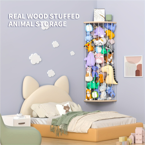 Corner Stuffed Animal Zoo, Large Stuffed Animals Storage 2