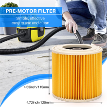 2 pezzi di filtro per aspirapolvere WD3 Premium