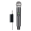 Draadloze microfoon UHF Karaoke Handheld 1 kanaal Lithium batterij 5