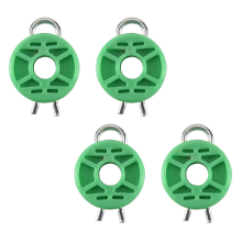 Conjunto de 4 rolos guia do regulador de janela frontal para Saab 9-5 9-3 900
