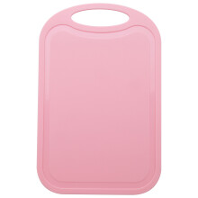 Plastic Chopping Block Vegetable Cutting Board With Hang Hole Pink