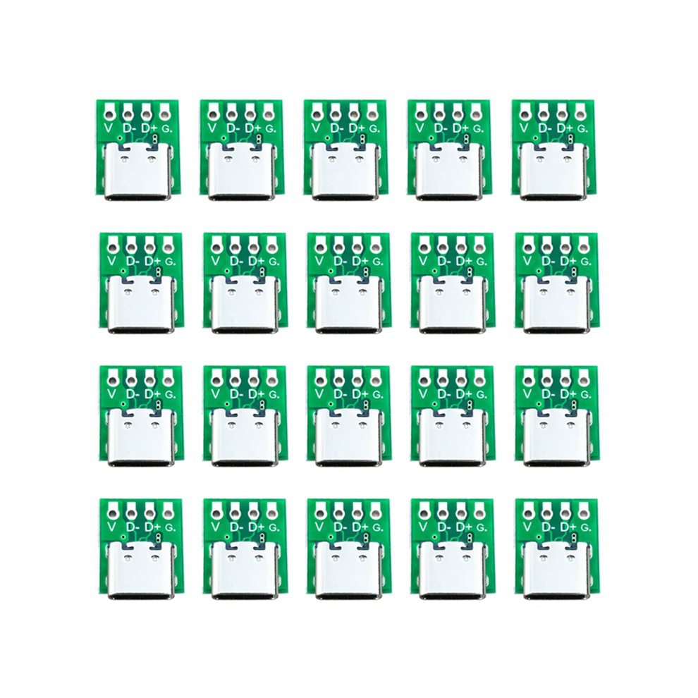 Photos - Cable (video, audio, USB) Female Connector USB Type C Breakout Board with PCB Converter Board