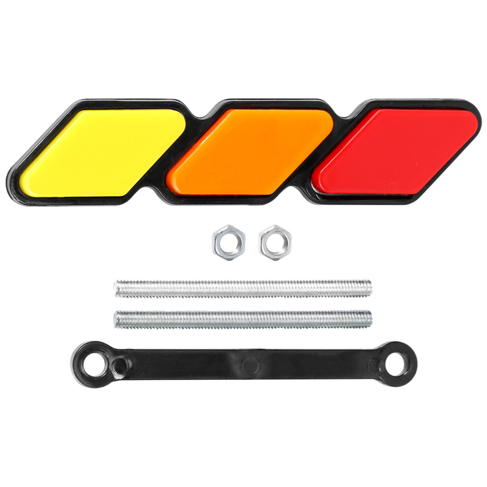 Tri-Color Front Grille Badge Emblem For Toyota Tacoma 4Runner Rav4 4763603013148