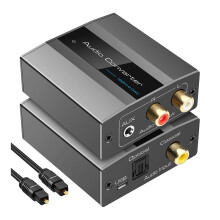 Optisch zu Cinch-Konverter Audiokonverter Digital zu Analog-Audio