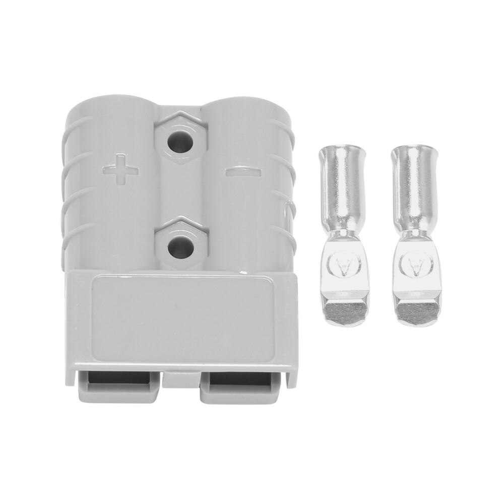 For Anderson Style Plug Connectors 50A 600V Terminals Plugs Gray 4763603020009