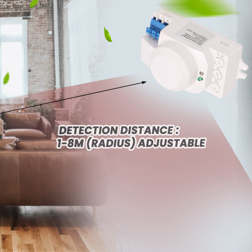 5.8GHz HF System LED Microwave 360 Degree Motion Sensor Light 1